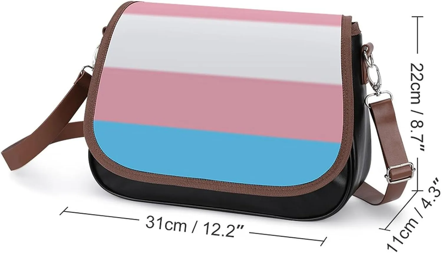 Small Leather Crossbody Purse for Women Men Ladies Handle Shoulder Bags