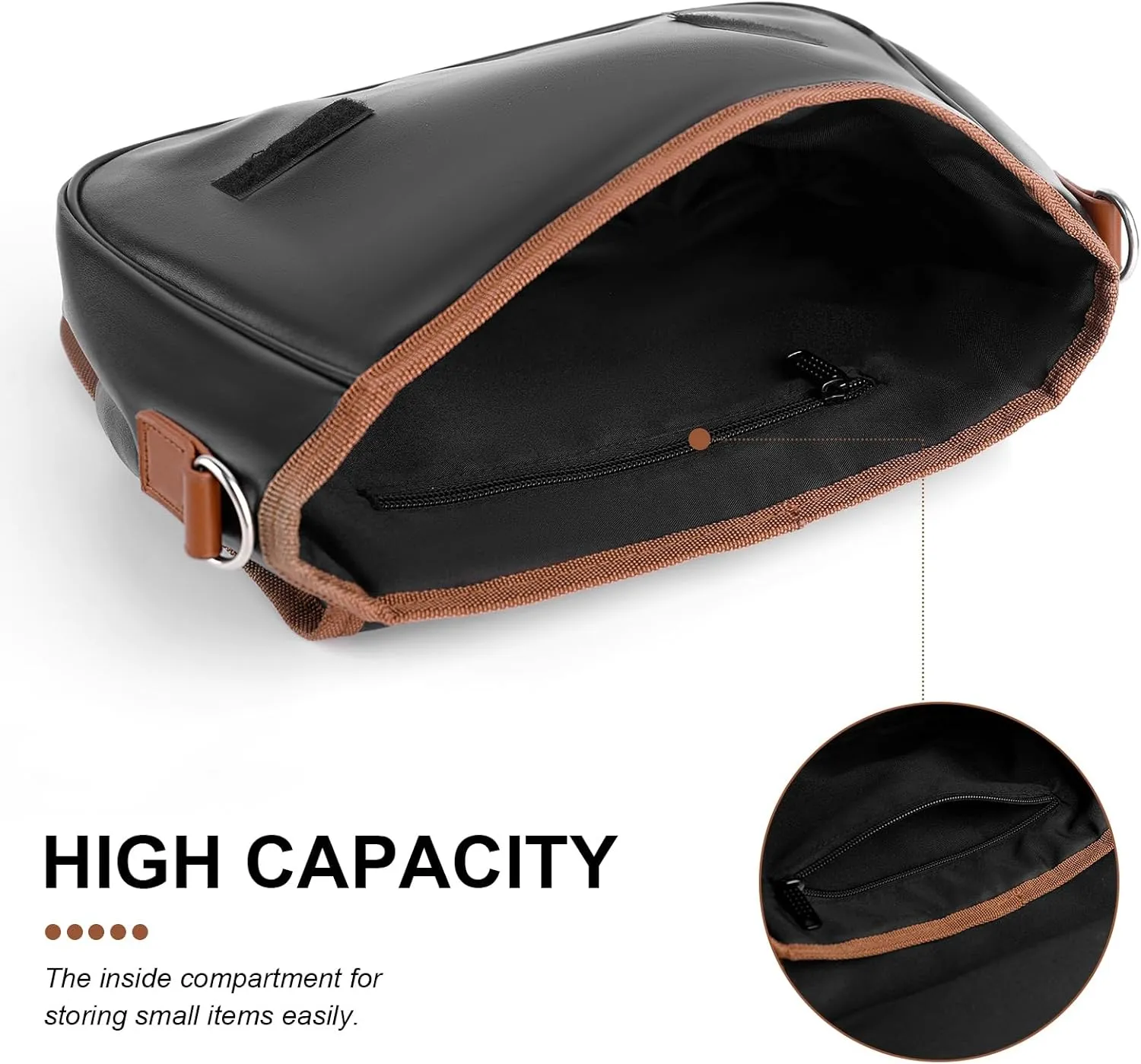 Small Leather Crossbody Purse for Women Men Ladies Handle Shoulder Bags