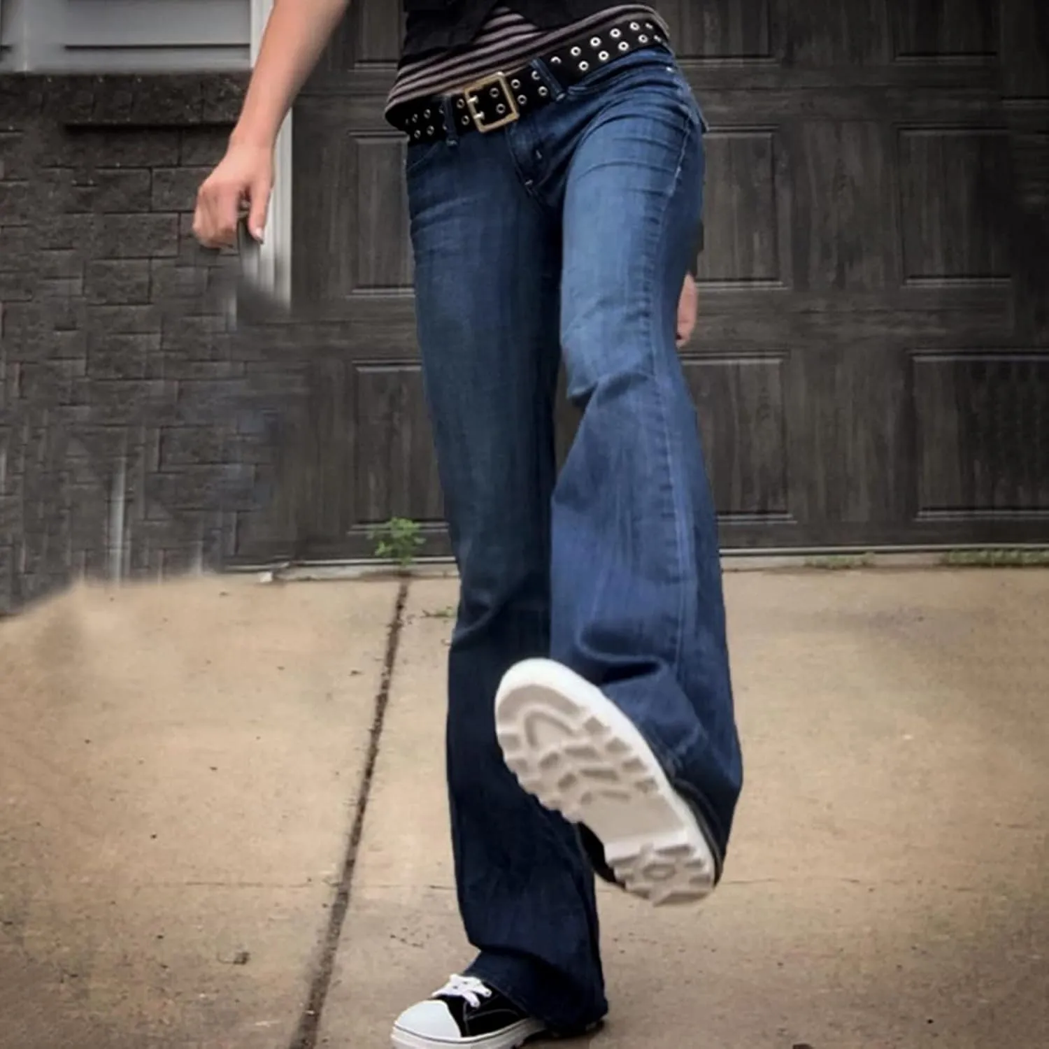 SMIDOW Flare Denim Pants for Women's Bootcut Jeans Stretch Denim Pants Bell Bottom Jeans Fall Fashion Jeans Trousers