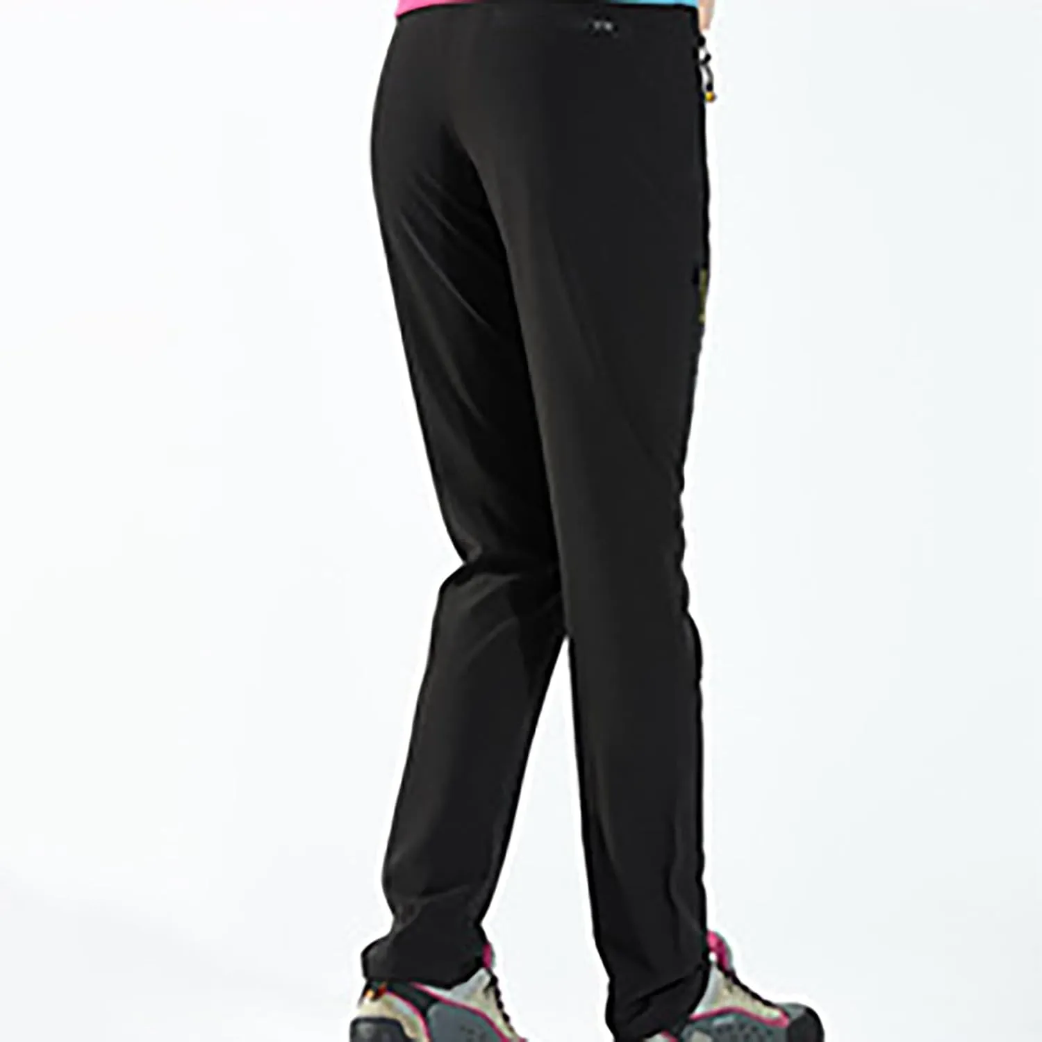 Snow Pants Women Outdoor Waterproof Windproof Fleece Lined Slim Cargo Snow Ski Hiking Pants with Pockets