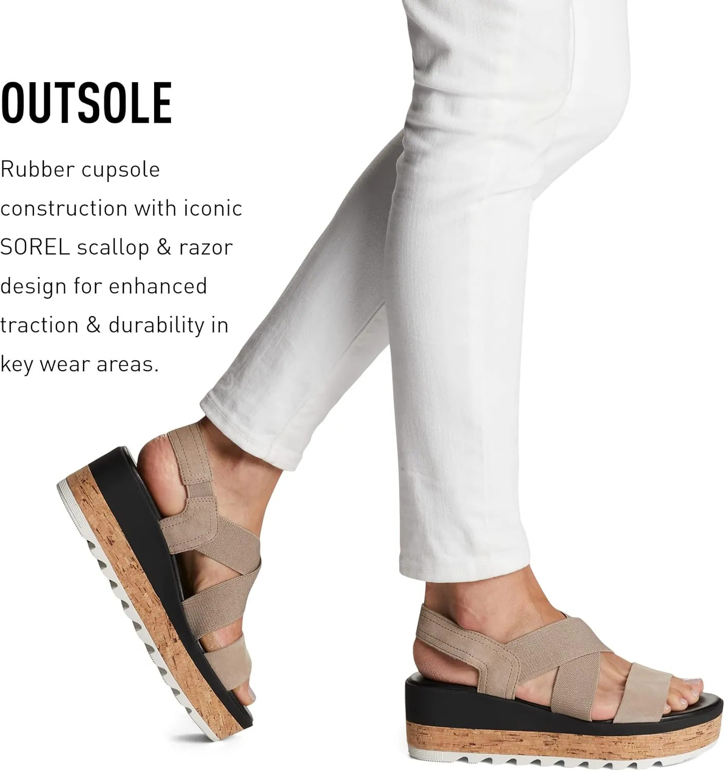 Sorel Women's Cameron Flatform Slingback Sandals