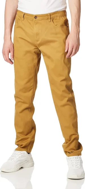 Southpole Men's Stretchable Basic Style of Color Skinny Jean Twill Pants