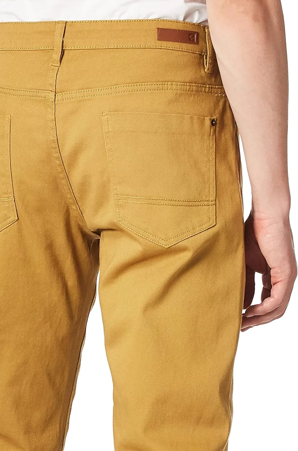 Southpole Men's Stretchable Basic Style of Color Skinny Jean Twill Pants