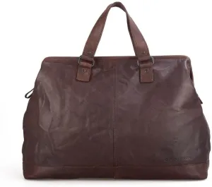 Spikes & Sparrow Leather Weekend Bag/Sports Bag Silverado