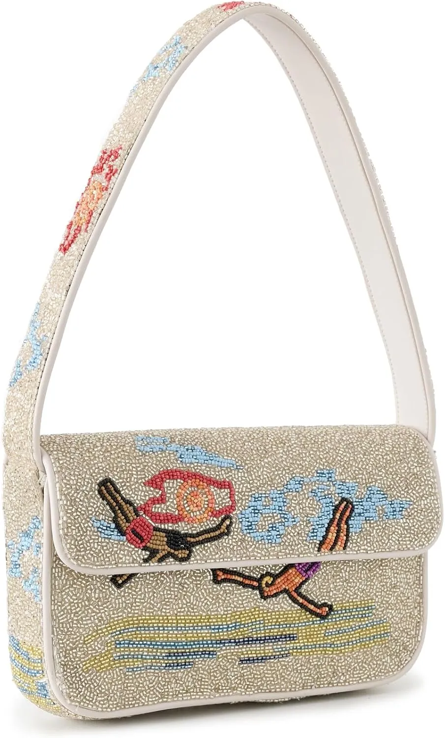 STAUD Women's Tommy Beaded Bag