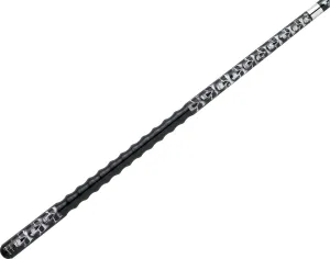 Stealth STH20 Black Stain w/Skull Overlays Pool/Billiards Cue Stick