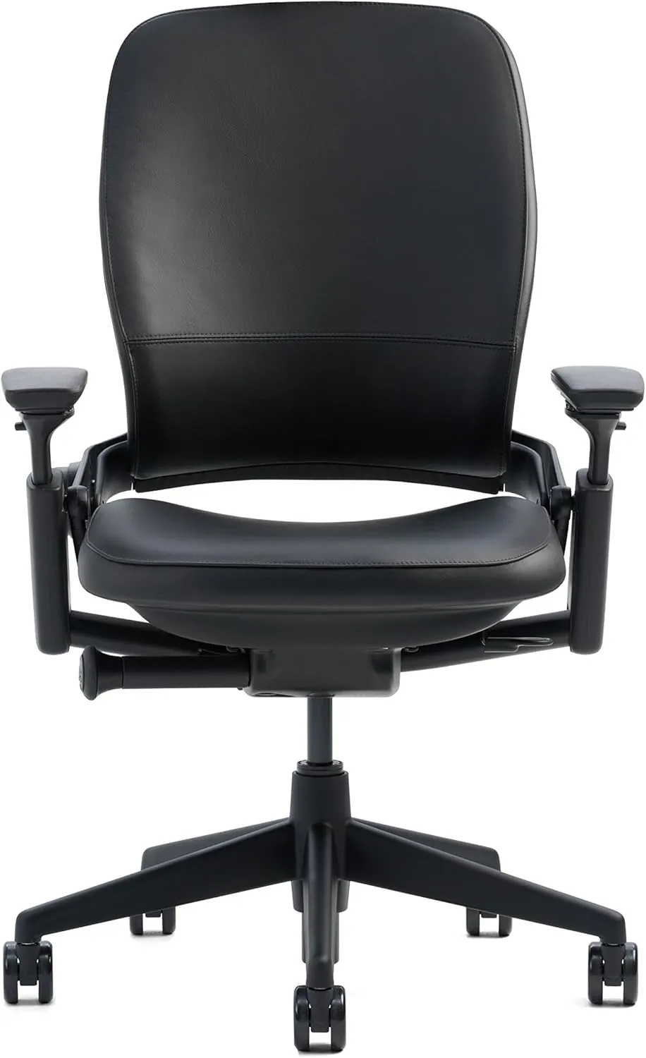 Steelcase Leap Office Chair, Black Frame and Black Leather
