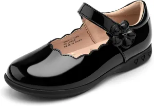 Stelle Girls School Shoes Mary Jane Uniform Dress Flat Shoes Retro Style Oxford Church Music Recitals(Little/Big Kids)