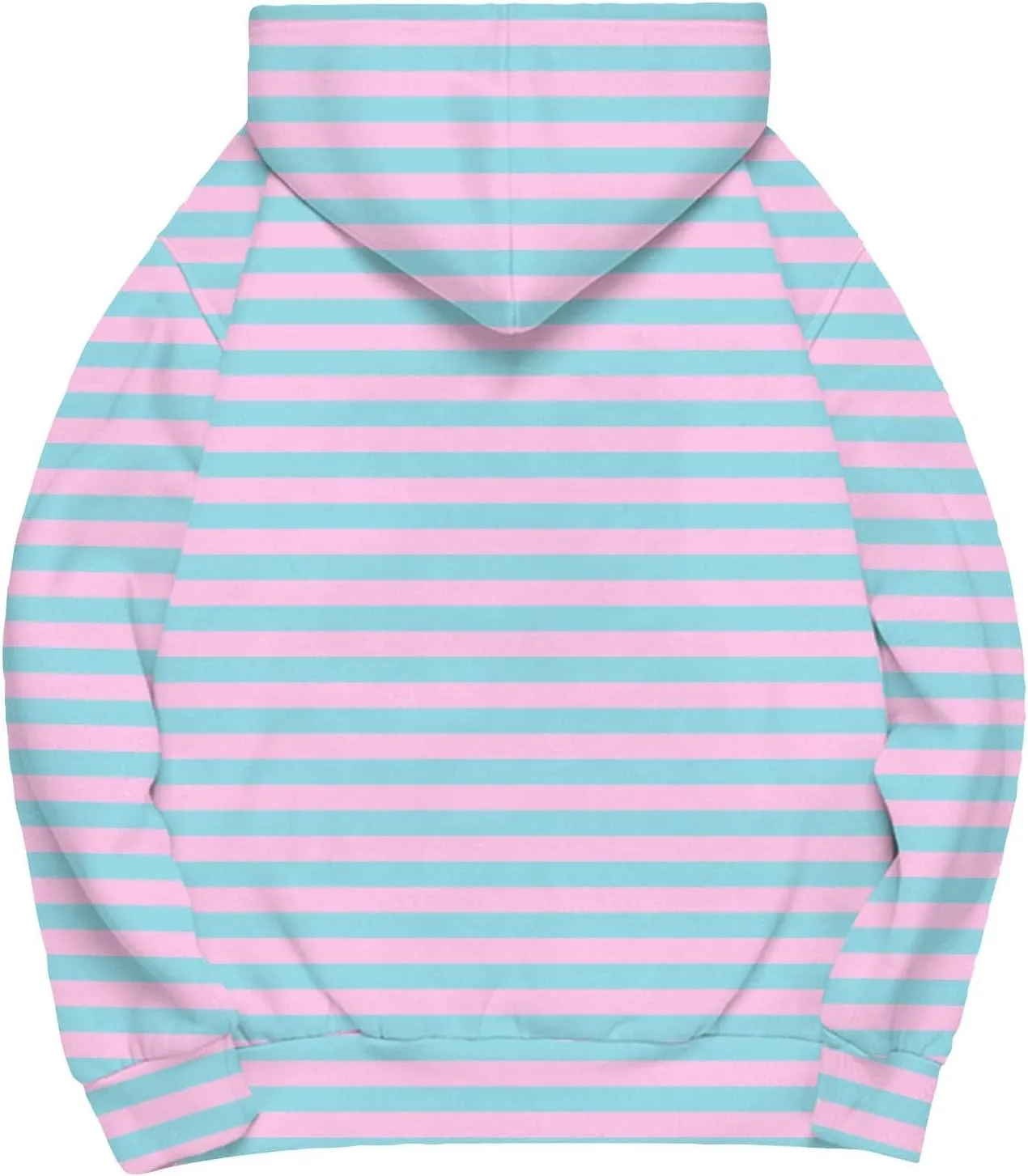 Striped Sweatshirts Women Long Sleeve Drawstring Athletic Hoodies Pullover Sweater Tops Preppy Clothes Fall Outfits