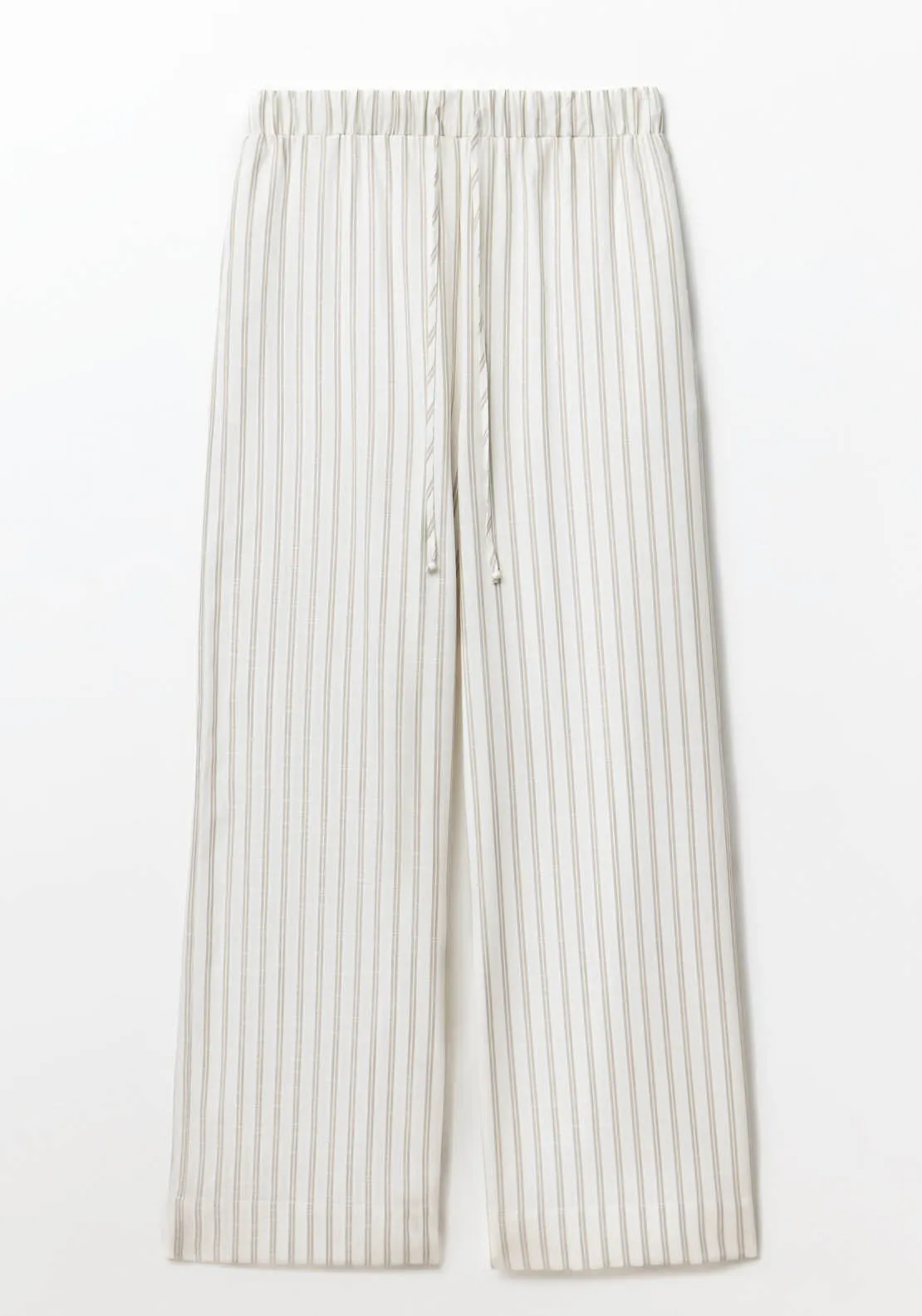 Striped Trousers - Camel