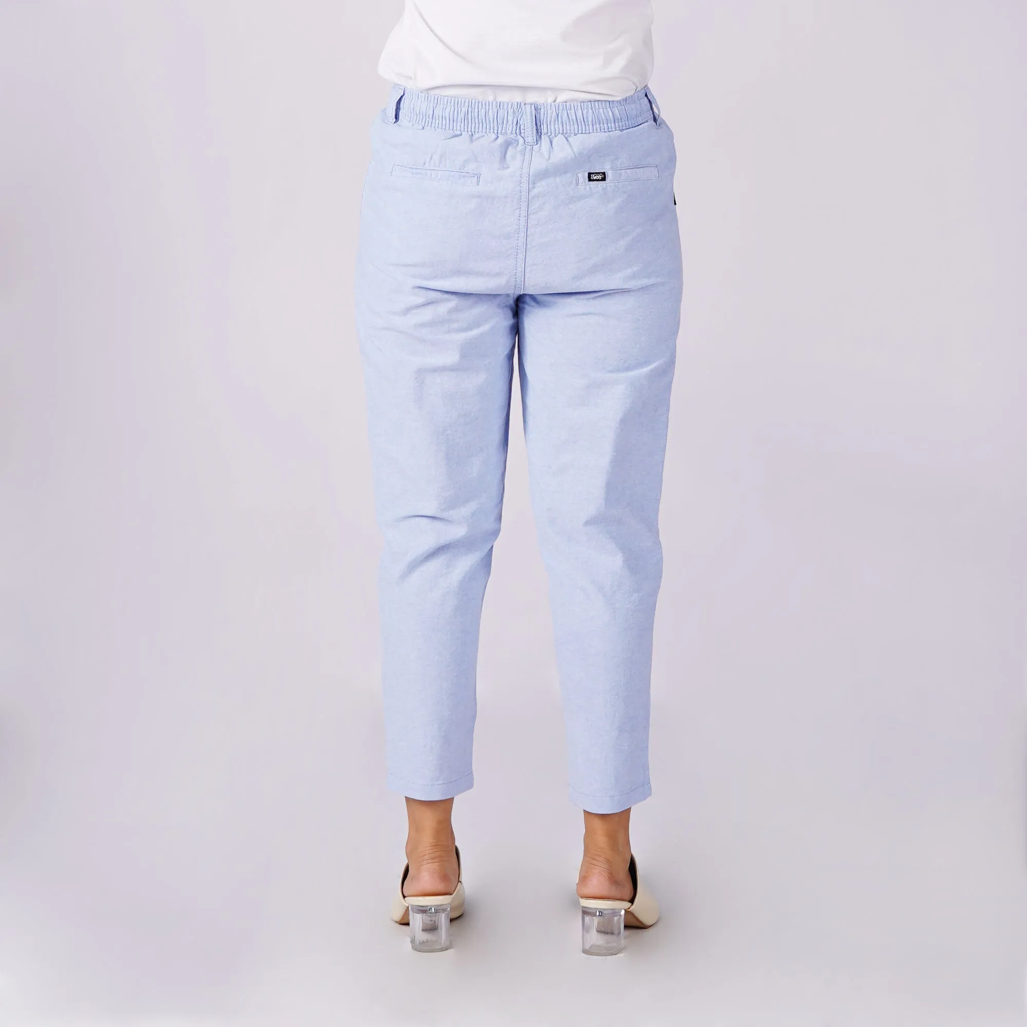 Stylistic Mr. Lee Ladies Basic Non-Denim Drawstring Pants 174762 (Blue)