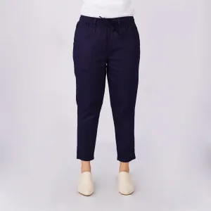 Stylistic Mr. Lee Ladies Basic Non-Denim Drawstring Pants 174762 (Navy)