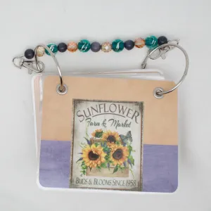 Sunflower Floss Bag Book