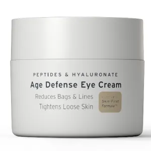 Supply Age Defense Eye Cream– Anti-Aging Eye Moisturizer with Peptides, Hyaluronic Acid & Caffeine – Reduces Dark Circles, Puffiness & Eye Bags 0.5 oz