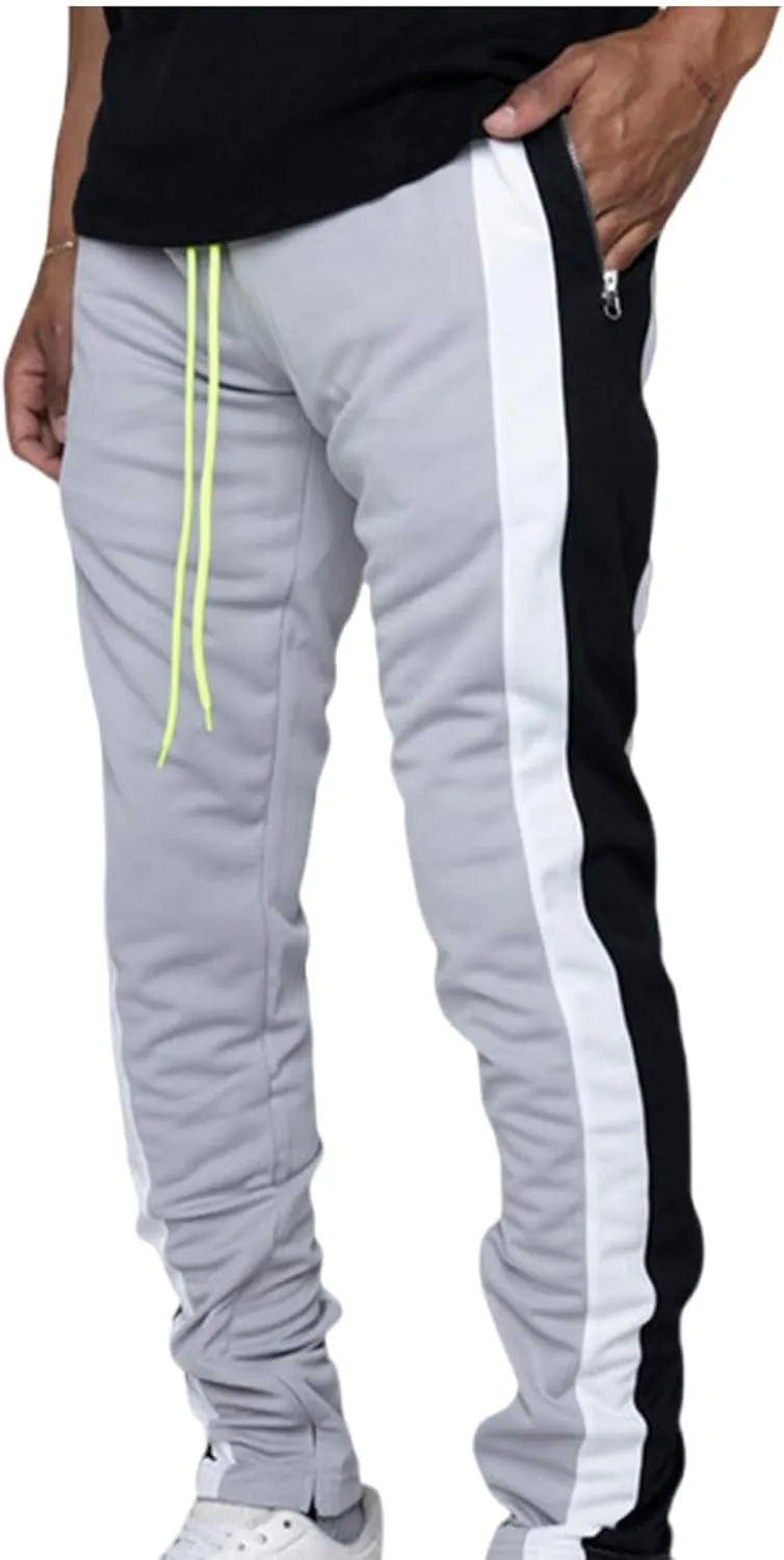 Sweatpants for Men Performance Relaxed Fit Casual Fashion Athletic Sport Drawstring Pants Trendy 2024 Joggers