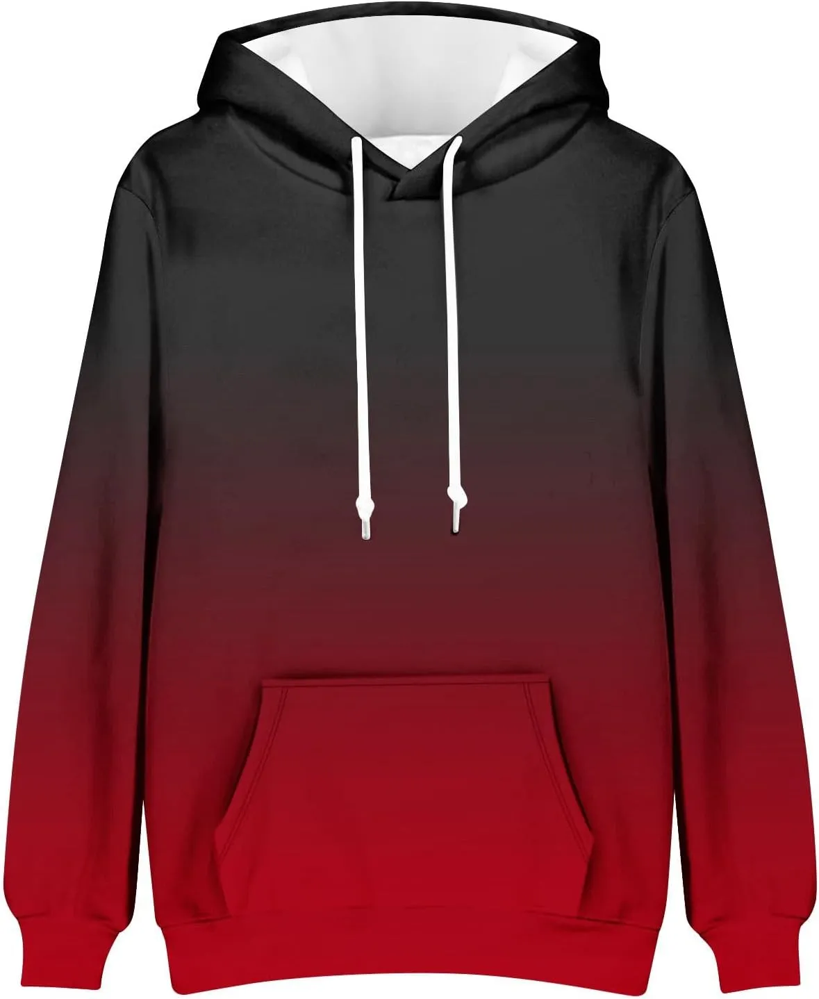 Sweatshirts for Men Stylish Vintage Drawstring Long Sleeve Hooded Sweatshirts Loose Fit Thick Graphic Fishing Hoodies