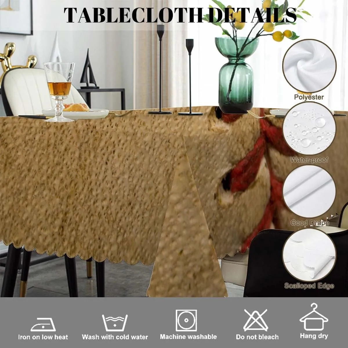 Swono Tablecloth Baseball, Sport Leather Old Worn Ball Football Table Cloth for Kitchen Dining Tabletop Decoration Parties Weddings, 52 X 70 Inch Rectangle Tablecloth