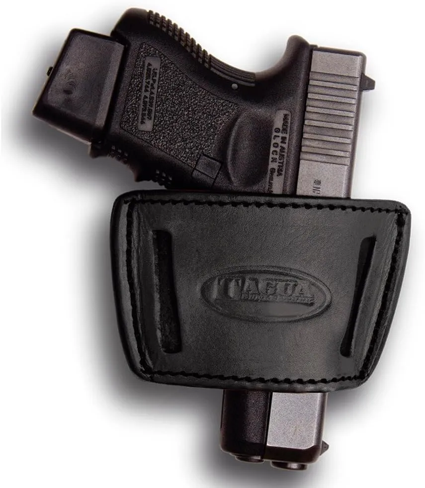 Tagua Gunleather Gun Leather IWH Leather Inside The Waist Tactical Holster, Ambidextrous, Large, Brown