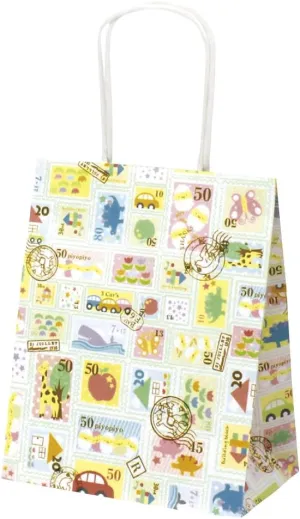 Takajirushi 50-5509 Gift Bags, Handbag, Petite Stamps, Small, 50 Sheets