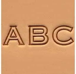 Tandy Leather Craftool� 1/2" (13 mm) Block Alphabet Set 8143-00