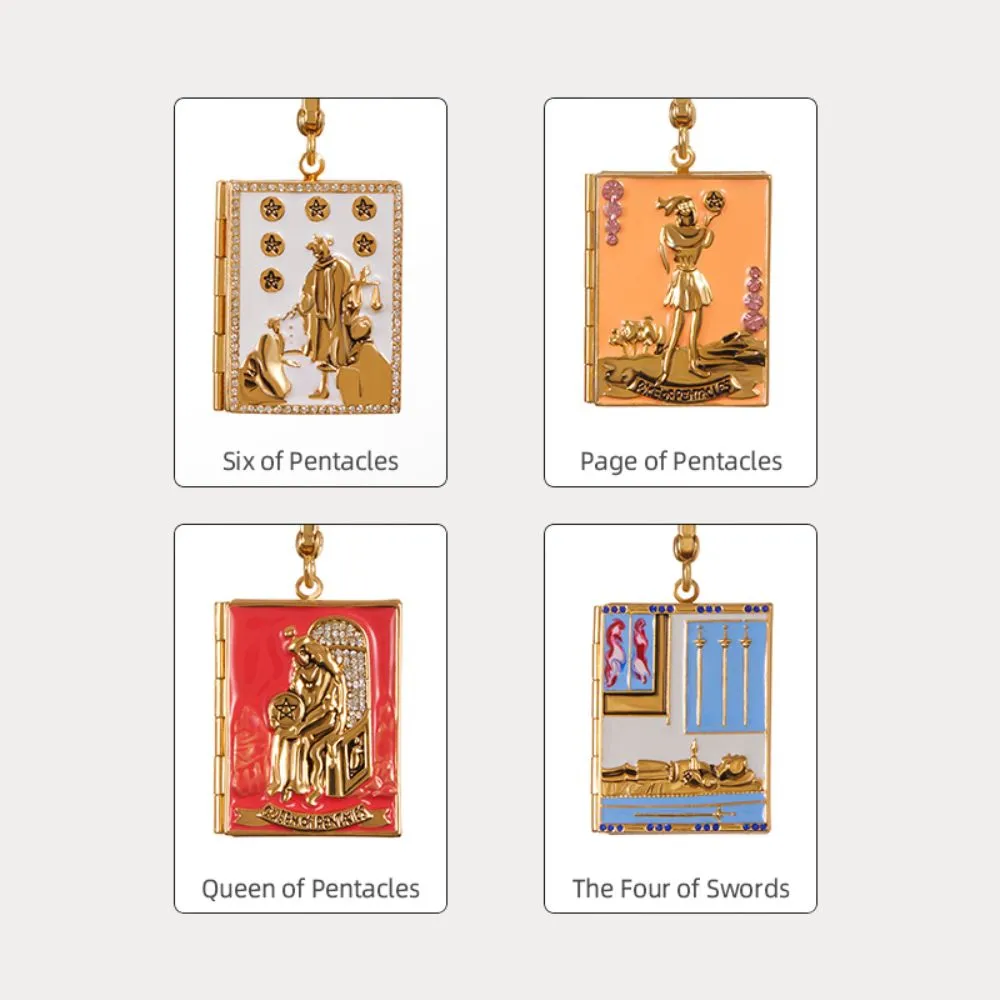 Tarot Locket Pendant Set A