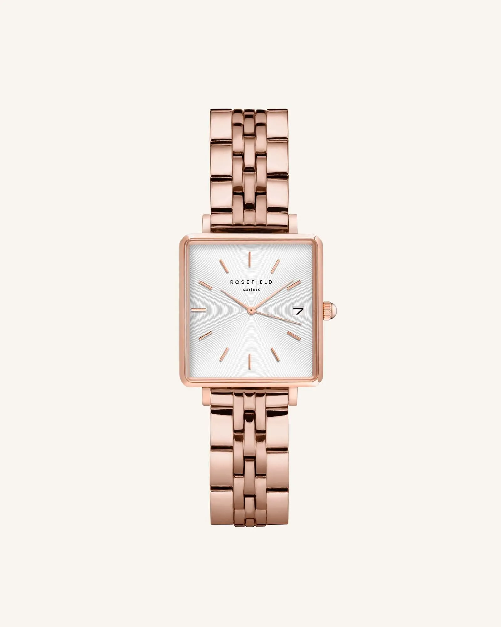 The Boxy XS White Rose gold