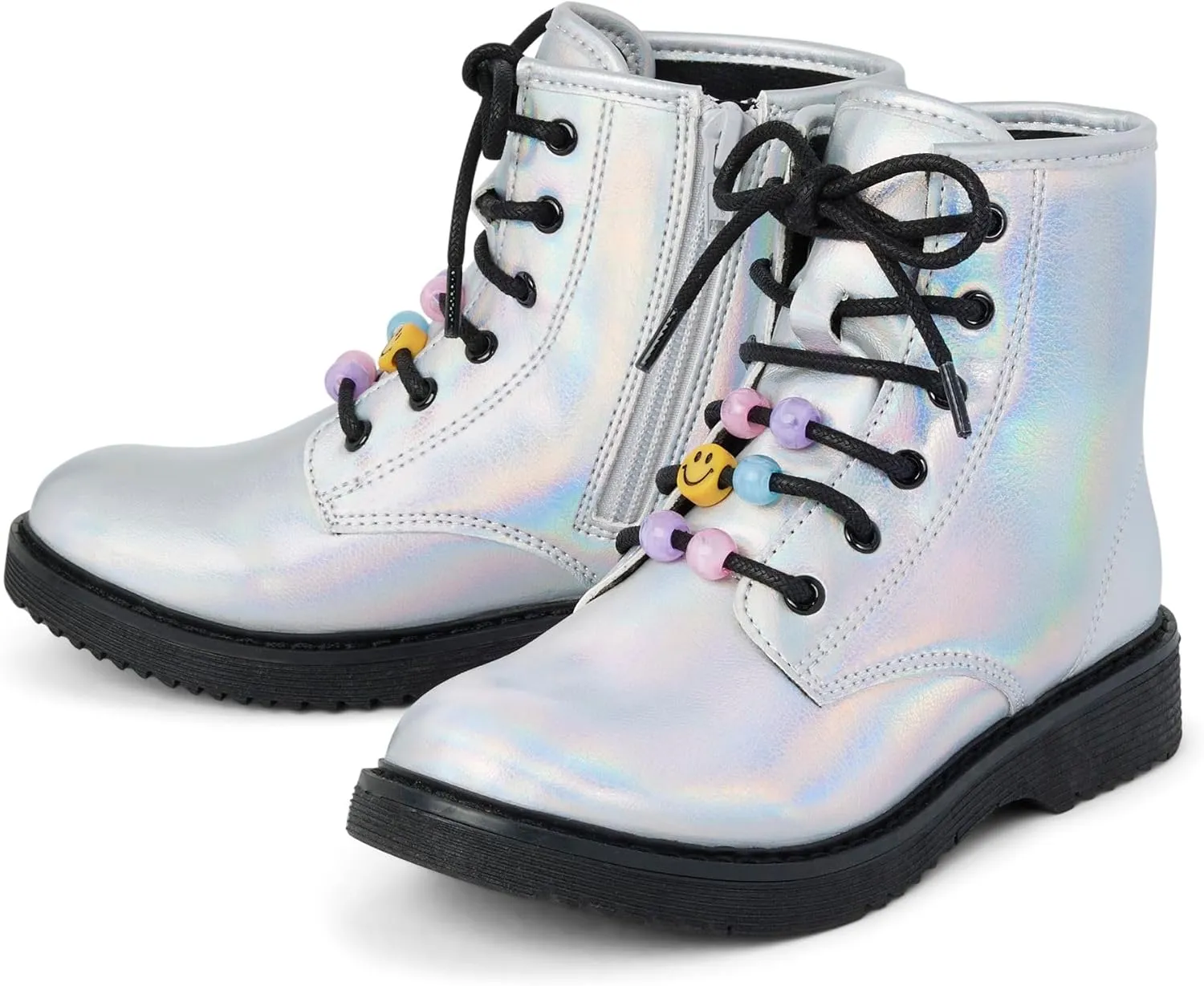 The Children's Place Girls' Lace Up Combat Boot