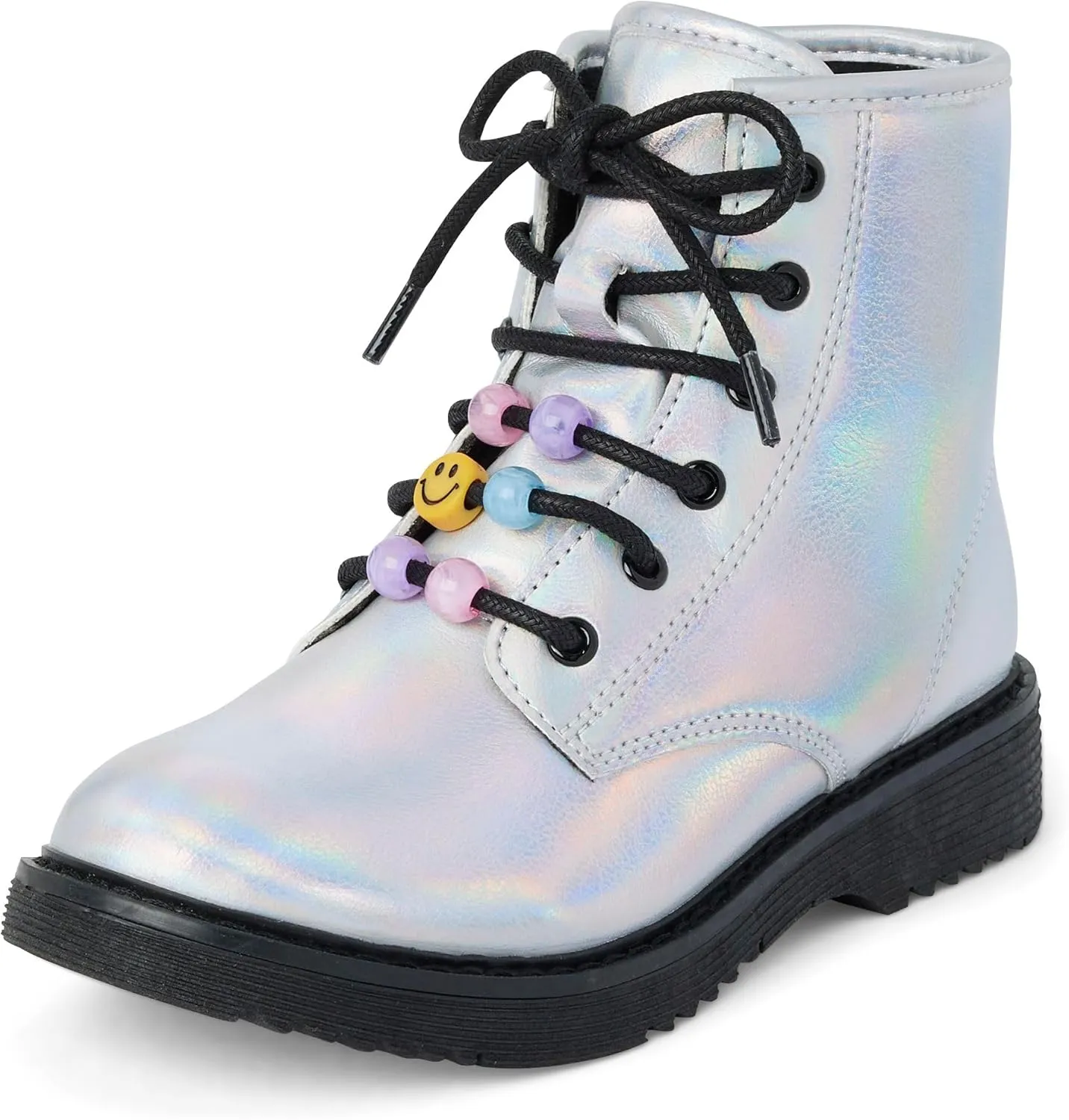 The Children's Place Girls' Lace Up Combat Boot