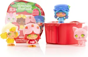 The Loyal Subjects Strawberry Shortcake 2-Pack with 4 Collectible Micro 1.5-inch Cheebee Blind Bag Mystery Figures