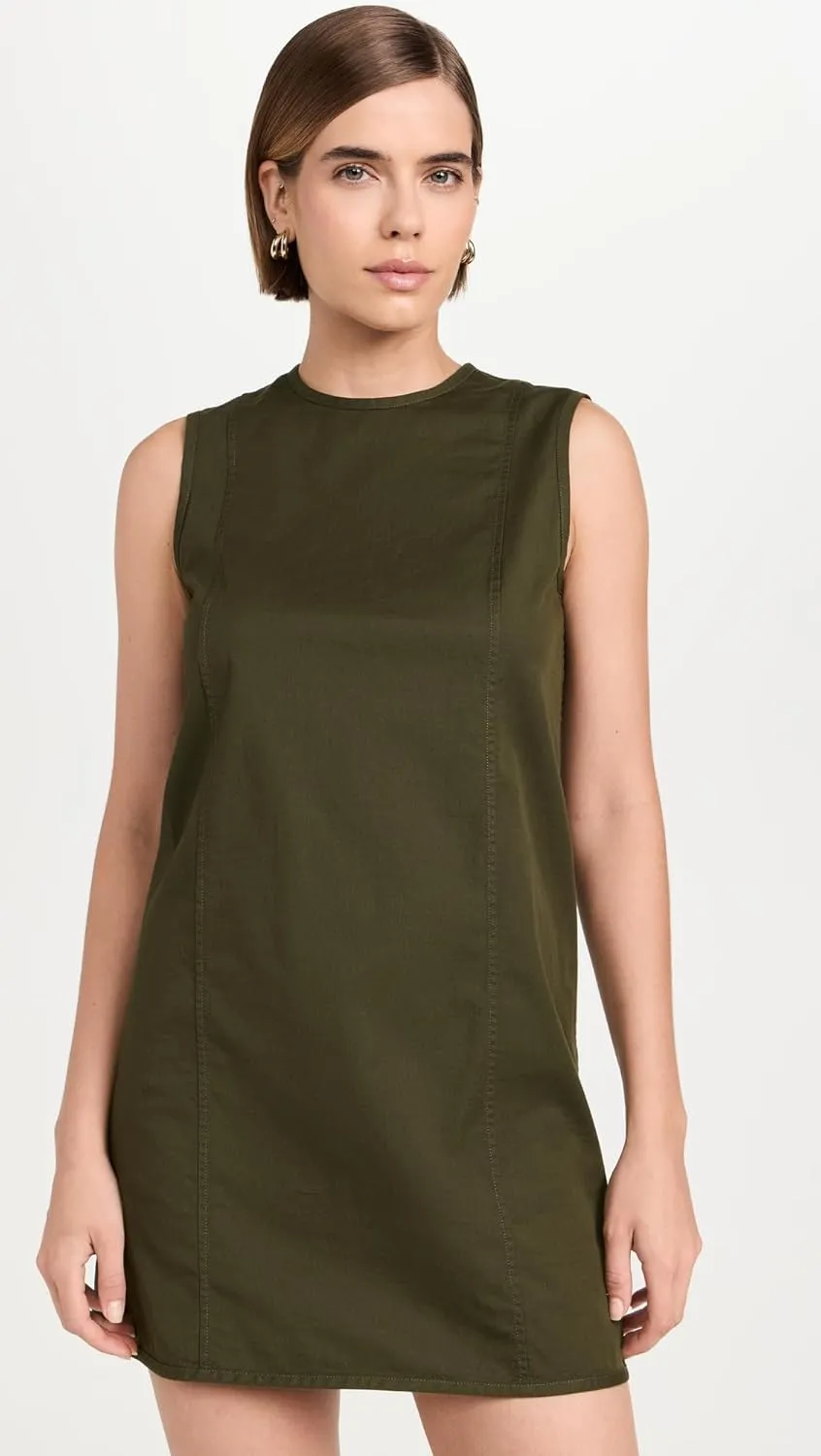Theory Women's Sleeveless High Crew Dress