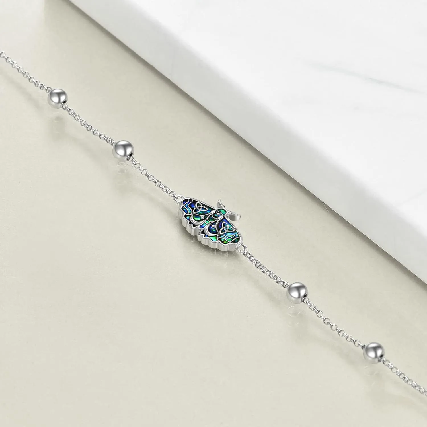 TIGER RIDER Bracelets Anklets for Women S925 Sterling Silver Beaded Bracelet Beach Jewelry