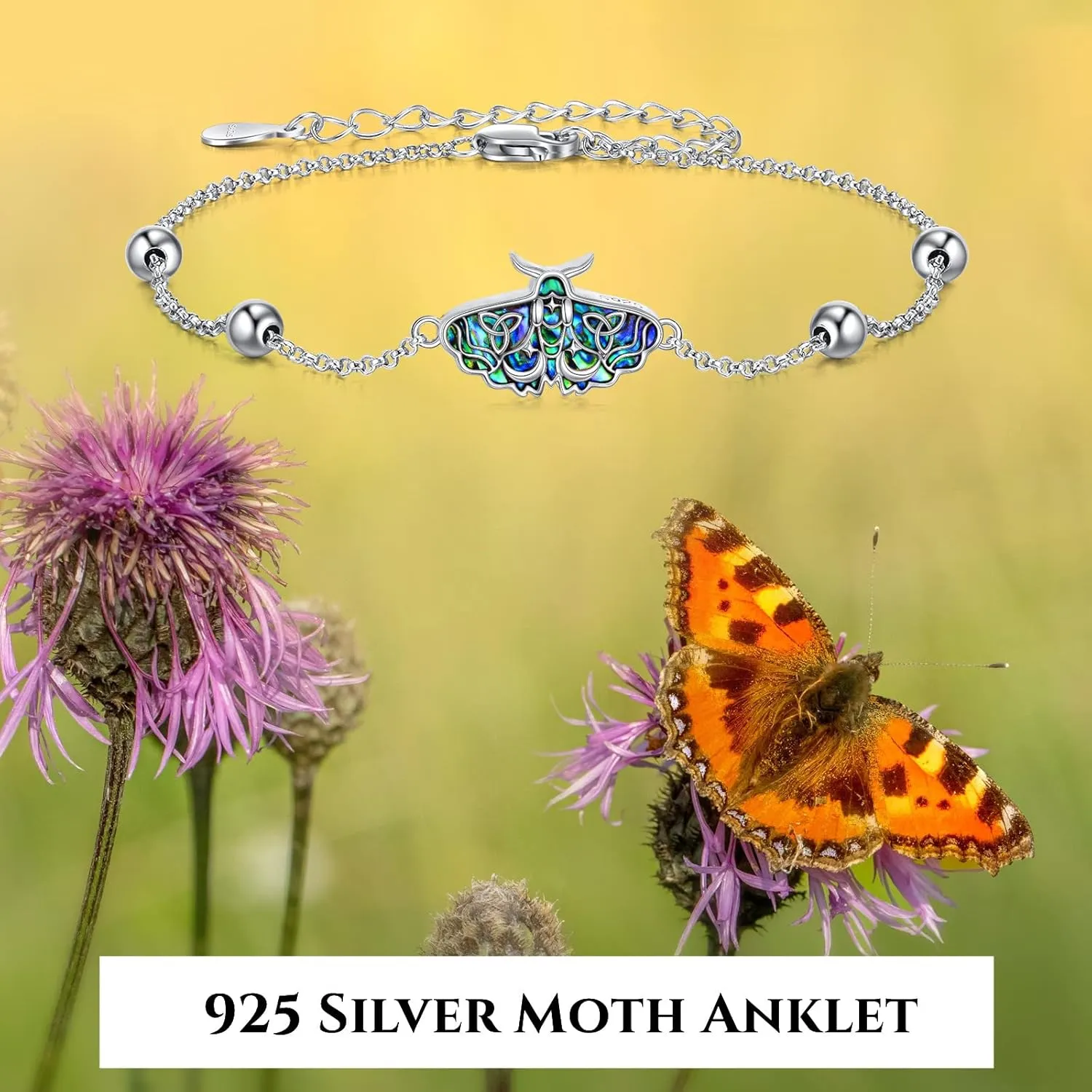 TIGER RIDER Bracelets Anklets for Women S925 Sterling Silver Beaded Bracelet Beach Jewelry