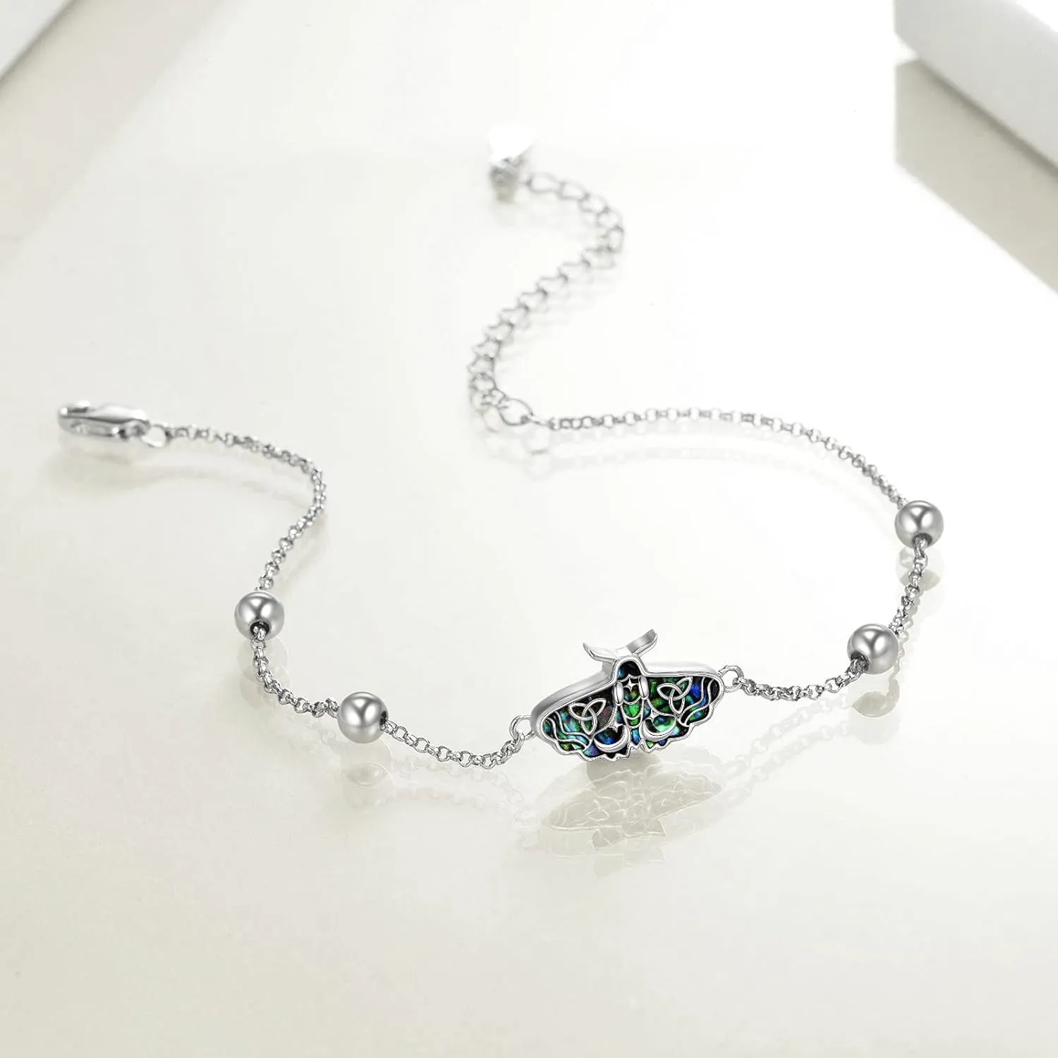 TIGER RIDER Bracelets Anklets for Women S925 Sterling Silver Beaded Bracelet Beach Jewelry