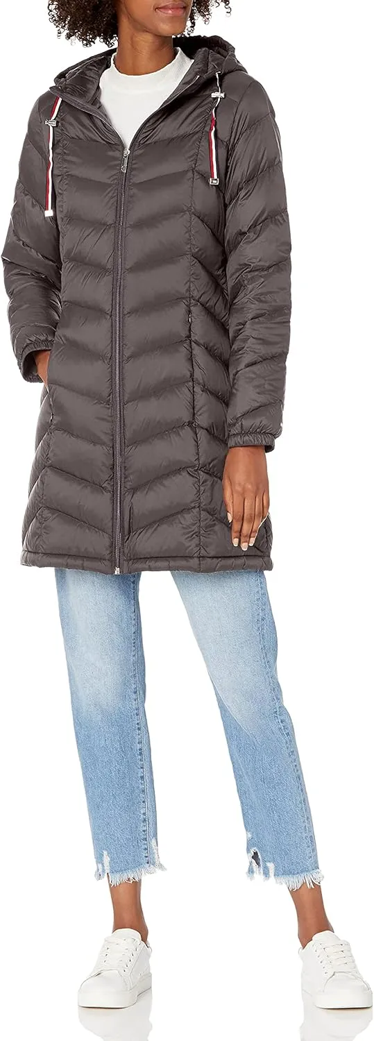 Tommy Hilfiger Women's Mid-length Down Packable Jacket