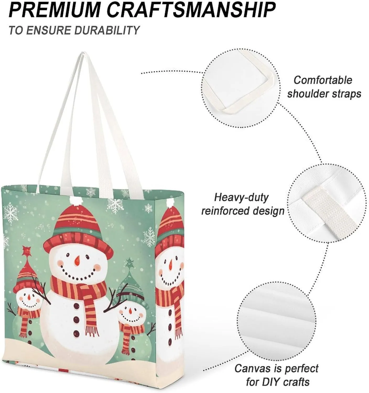 Tote Bag Laptop Handbag Meat Slices Pattern Grocery Bag Canvas Shoulder Bag Crossbody Bag for Travel