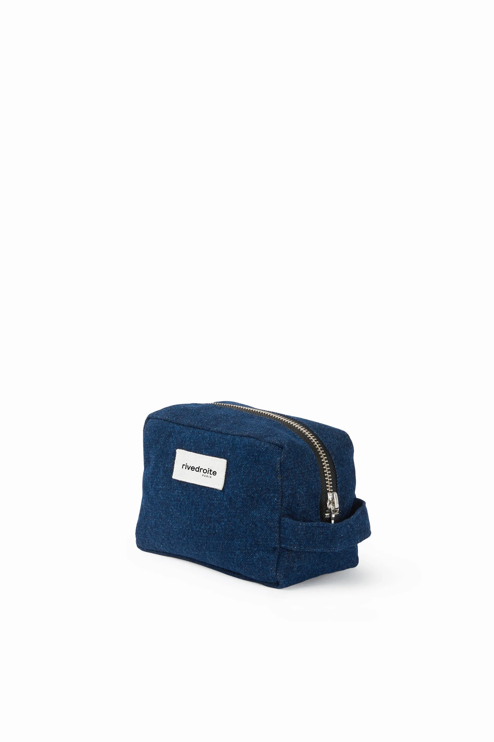 Tournelles the small pouch - Upcycled raw denim