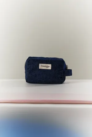 Tournelles the small pouch - Upcycled raw denim