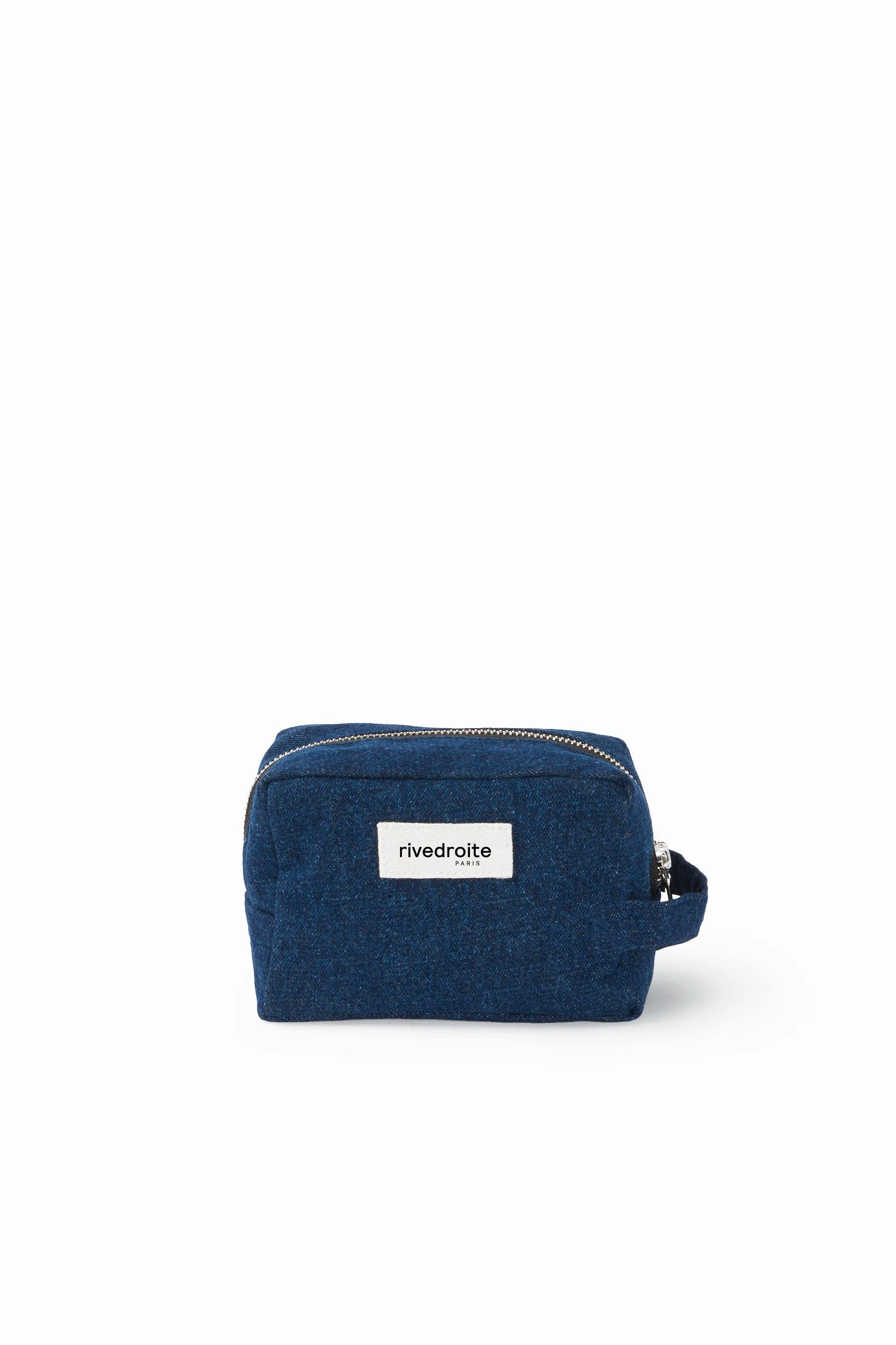 Tournelles the small pouch - Upcycled raw denim