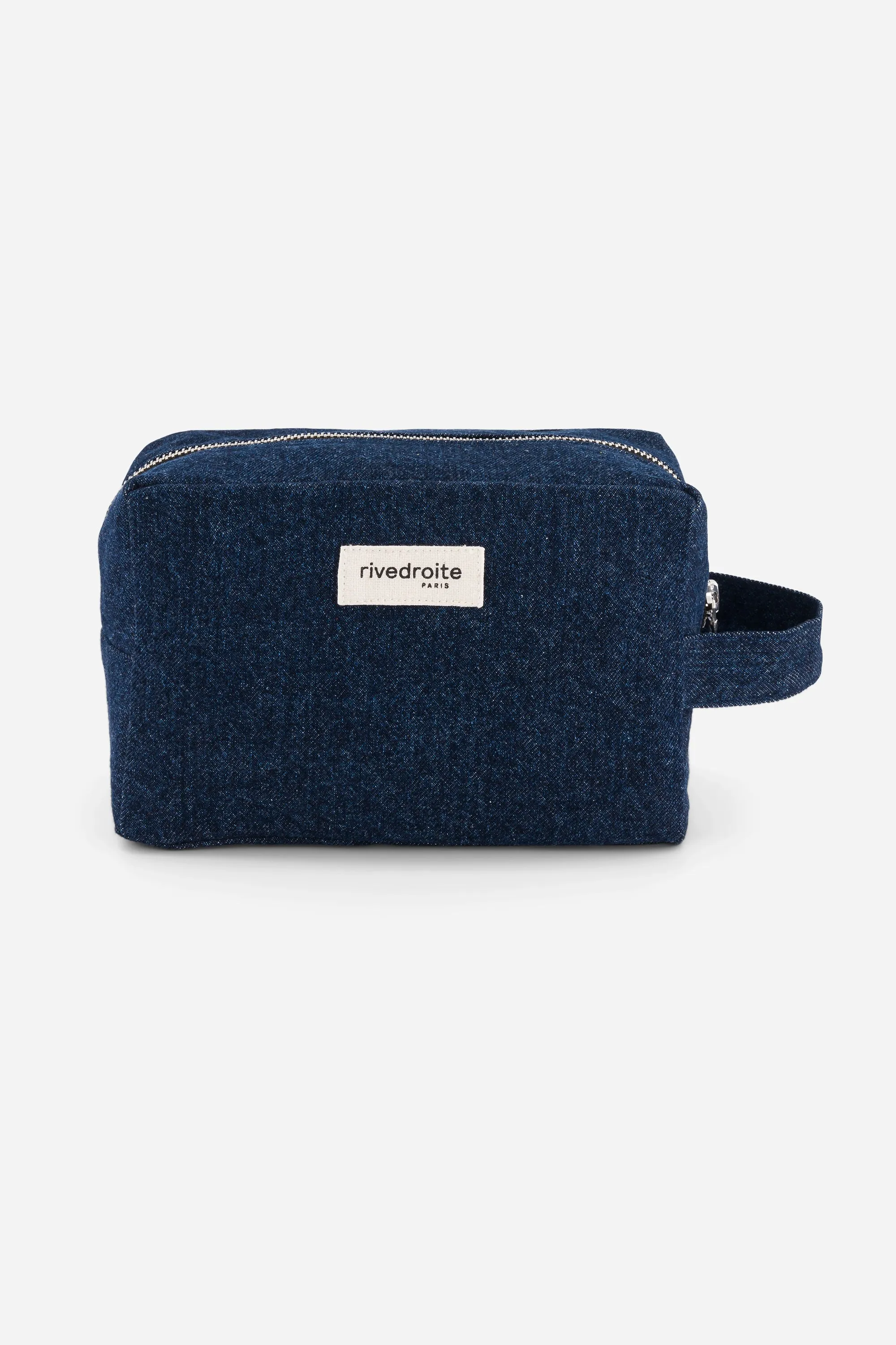Tournelles the XL pouch - Recycled cotton Raw Denim