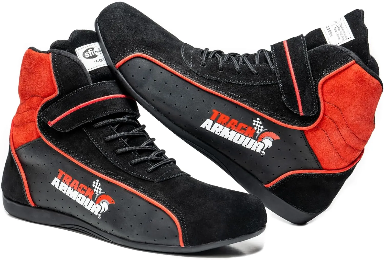 TRACK ARMOUR] SFI 3.3/5 Auto Racing Shoes Black