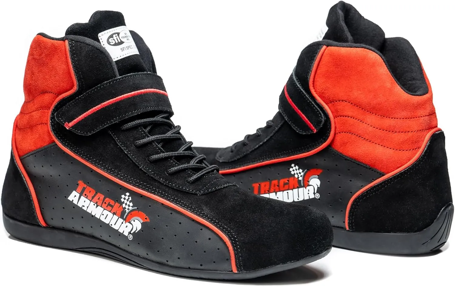 TRACK ARMOUR] SFI 3.3/5 Auto Racing Shoes Black