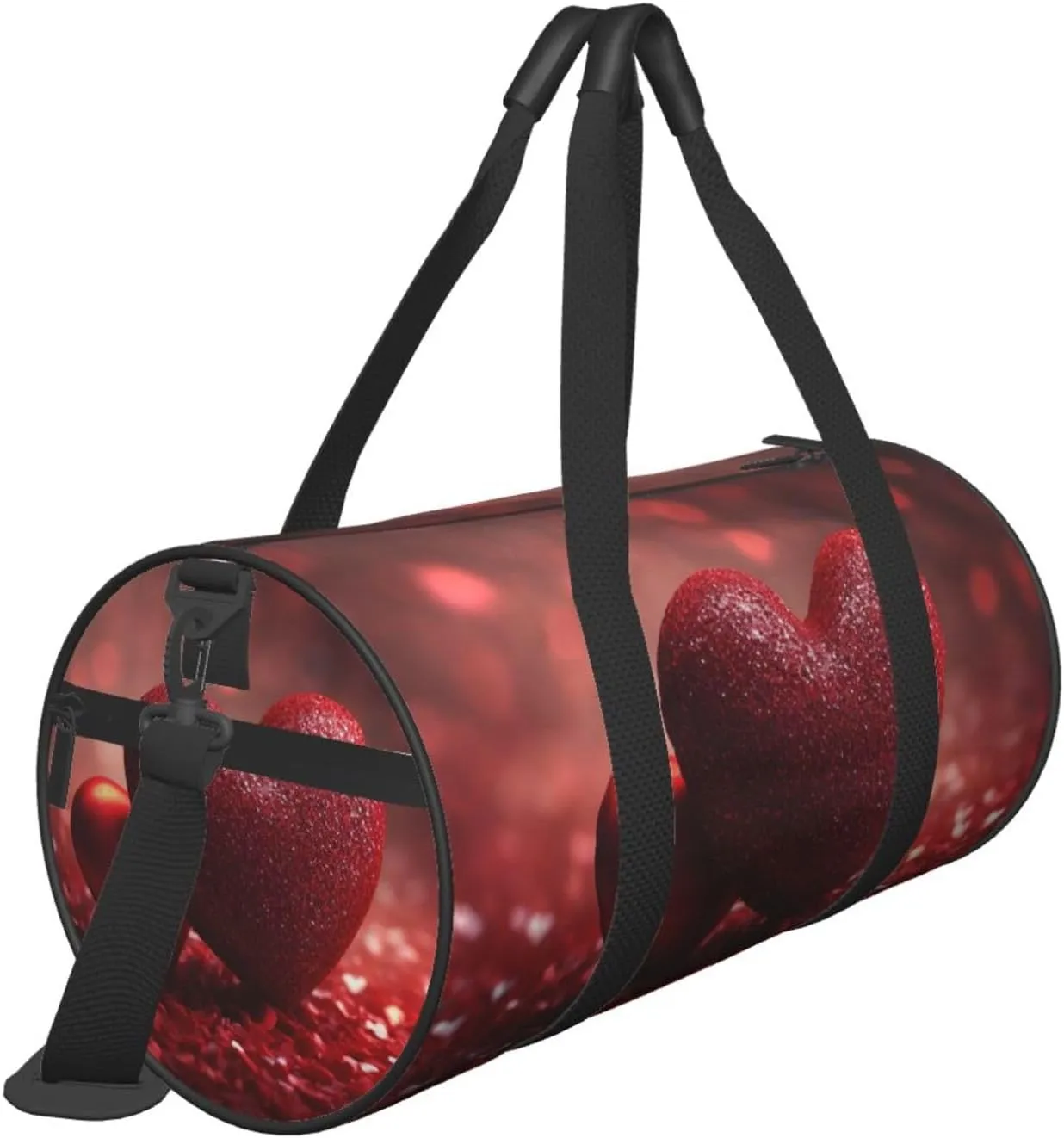 Travel Duffle Bag Weekender Bags For Men Women With Shoe Compartment Large Capacity Weekender Overnight Bag Heart Wallpaper Love Carry On Tote Bags Sport Gym Bag For Travel Yoga