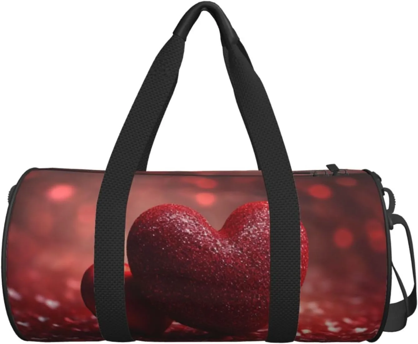 Travel Duffle Bag Weekender Bags For Men Women With Shoe Compartment Large Capacity Weekender Overnight Bag Heart Wallpaper Love Carry On Tote Bags Sport Gym Bag For Travel Yoga
