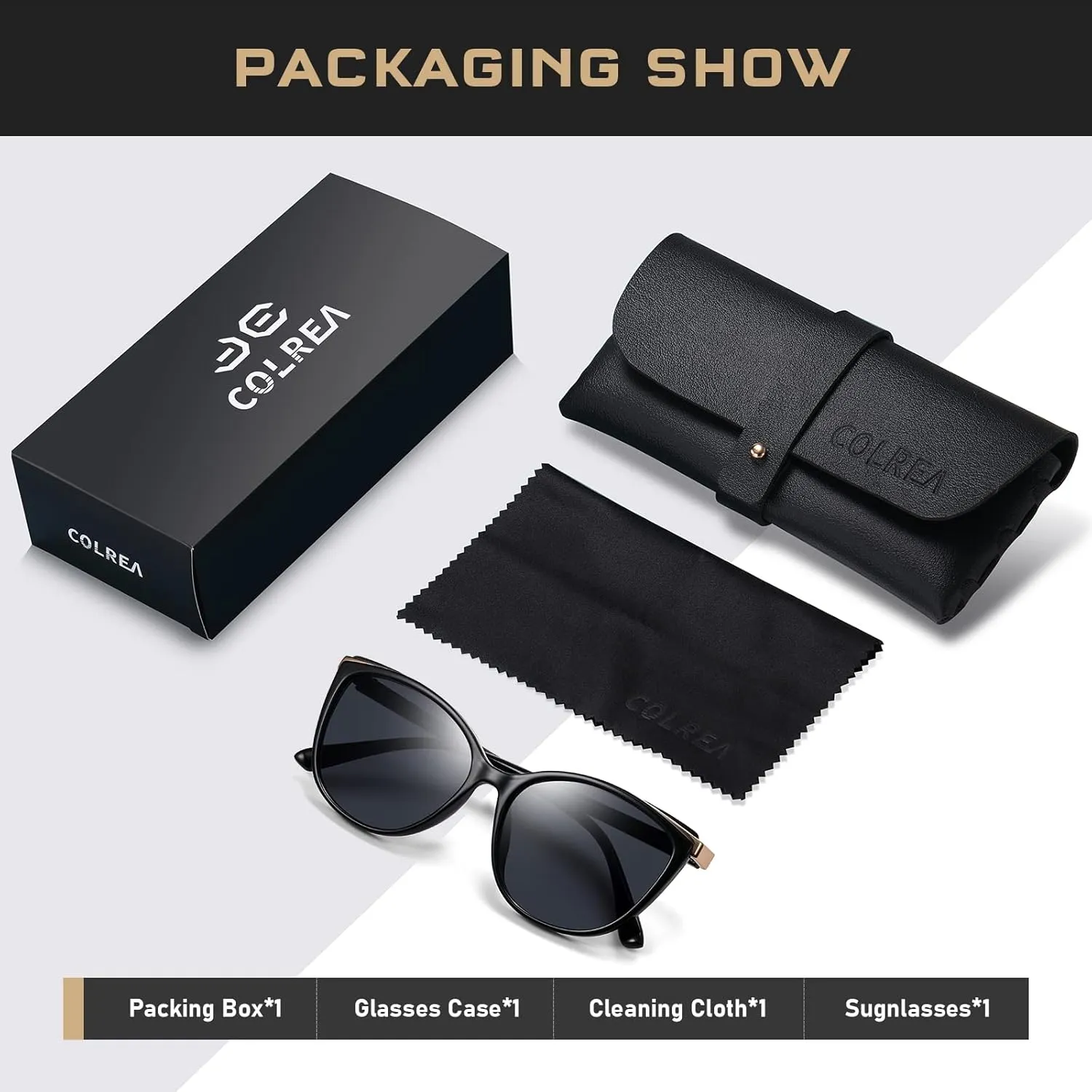 Trendy Cat Eye Sunglasses for Women Fashion Cateye UV400 Protection Glasses CL22017