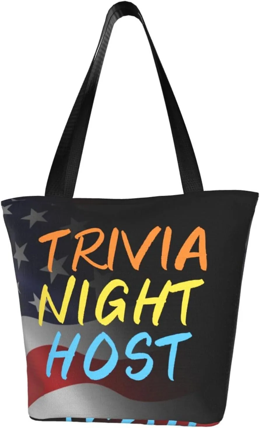 Trivia Night Host Fashion Shoulder Bag Large Capacity For Man Or Woman