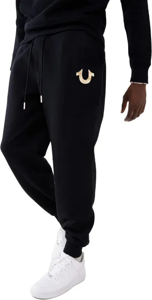 True Religion Men's Metallic Horseshoe Jogger
