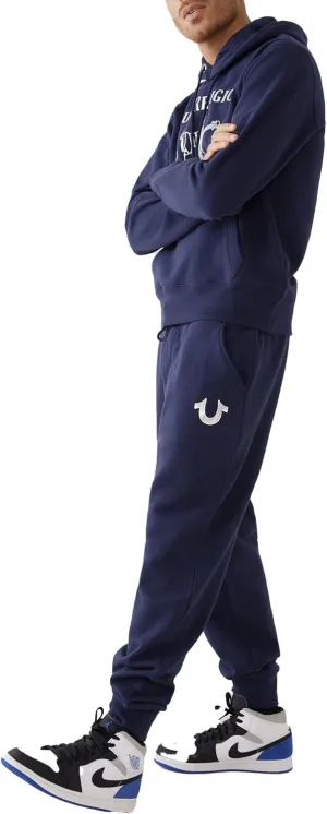 True Religion Men's Metallic Horseshoe Jogger