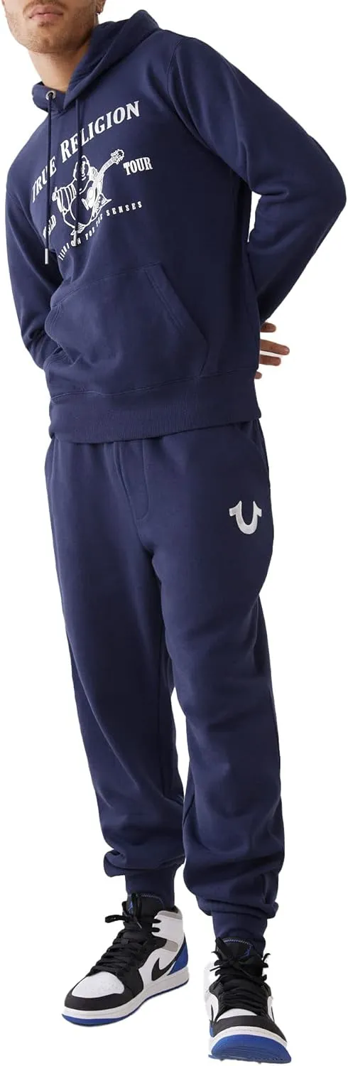 True Religion Men's Metallic Horseshoe Jogger