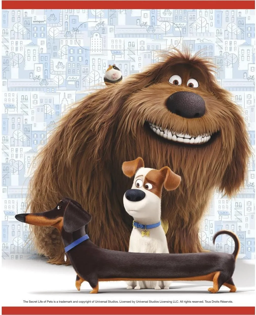Unique Secret Life Of Pets Party Loot Bags - 9" x 7.5", 8 Pcs