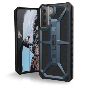 URBAN ARMOR GEAR UAG Designed for Samsung Galaxy S21 Plus Case Blue Mallard Rugged Lightweight Slim Shockproof Premium Monarch Protective Cover, [6.7 inch Screen]